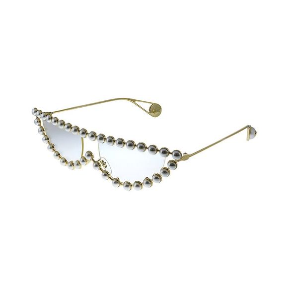 Gucci Accessories - Gucci Women's Gg0364s 53Mm Sunglasses, Gold